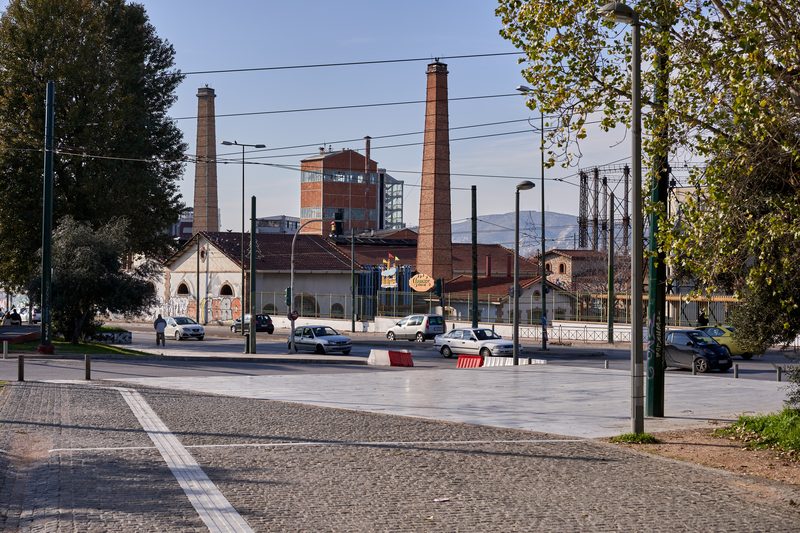 Technopolis cultural complex in the Gazi neighborhood of Athens, a former industrial gasworks repurposed as an arts venue